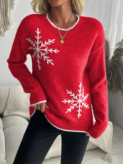 Hailey | Snowflake Sweater