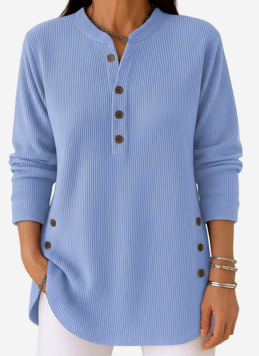 Harper | Long Sleeve Solid Knit Sweater