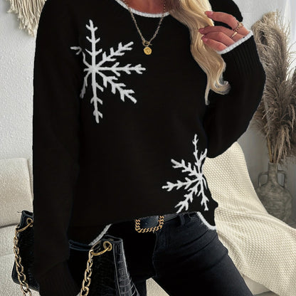 Hailey | Snowflake Sweater
